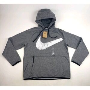 Nike Men's Medium Therma-FIT Pro‎ Sweatshirt - Grey FZ1072-010 Hoodie New